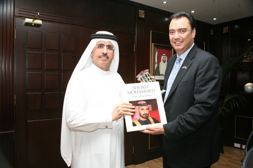 H.E. Saeed Mohammed Al Tayer with Michael C. Camunez, Assistant Secretary of Commerce. H.E. Saeed Mohammed Al Tayer with Michael C. Camunez, Assistant Secretary of Commerce.