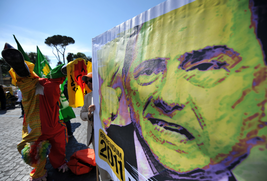Berlusconi's nuclear policy has been outed by an italian referendum. (Getty Images) Berlusconi's nuclear policy has been outed by an italian referendum. (Getty Images)
