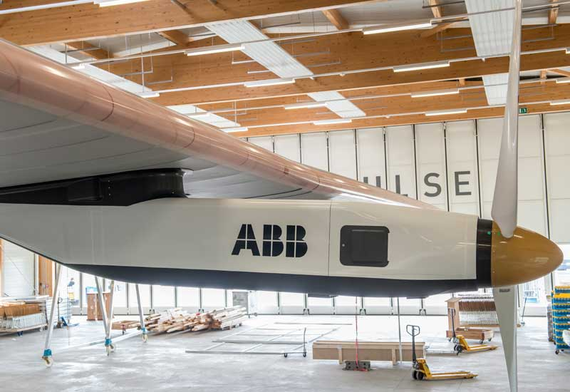 ABB supports Solar Impulse's plan to fly round the world in a solar plane. ABB supports Solar Impulse's plan to fly round the world in a solar plane.