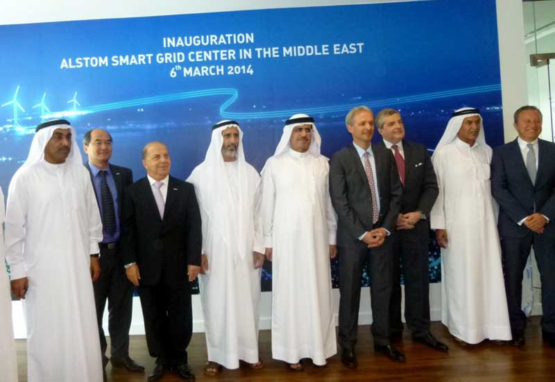 The inaugurated of Alstom's smart grid facility in Dubai The inaugurated of Alstom's smart grid facility in Dubai