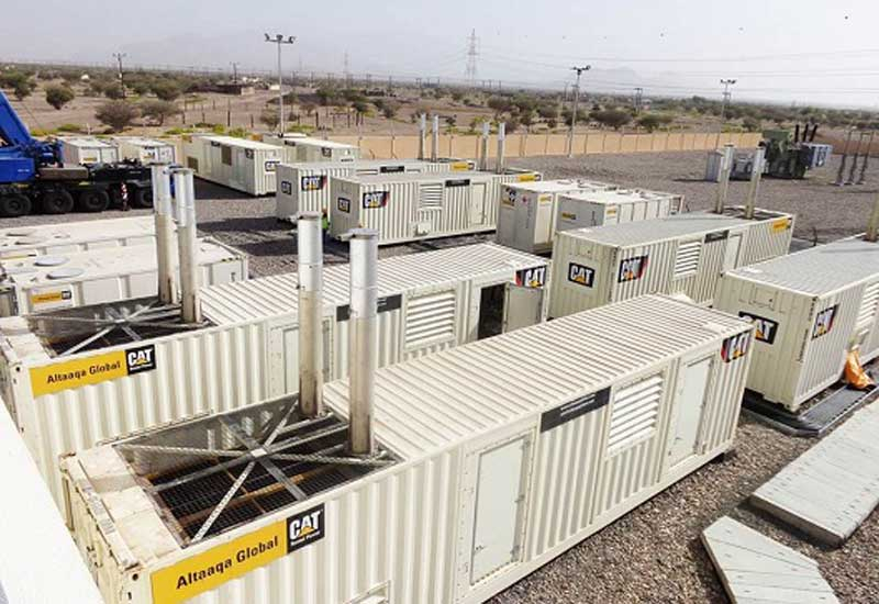 Cat's temp power solutions at work in Oman. Cat's temp power solutions at work in Oman.