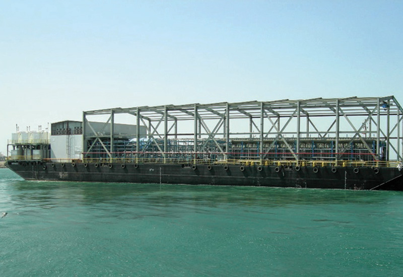 The Shuaiba barge, one of Dow Water & Process Solutions' major projects in Saudi Arabia. The Shuaiba barge, one of Dow Water & Process Solutions' major projects in Saudi Arabia.