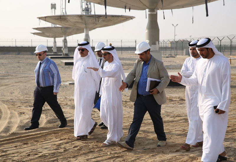 Mohammed Al Tayer visits the solar testing facility Mohammed Al Tayer visits the solar testing facility
