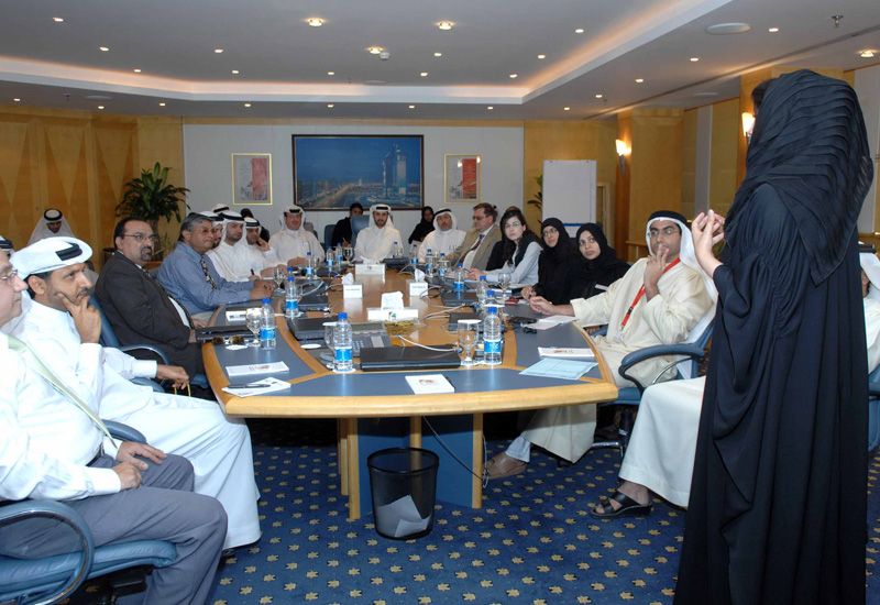 Eng Mariam Al Hammadi, head of Corporate Excellence at Dubai Municipality, speaks at the recent meeting. Eng Mariam Al Hammadi, head of Corporate Excellence at Dubai Municipality, speaks at the recent meeting.
