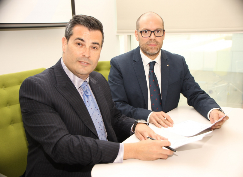 Agostino Renna and HE Bernard Fautrier Agostino Renna and HE Bernard Fautrier