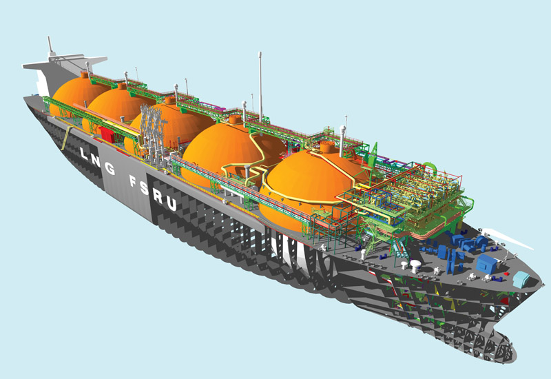 DUSUP's floaring LNG facility in at Jebel Ali Port. (Getty Images) DUSUP's floaring LNG facility in at Jebel Ali Port. (Getty Images)