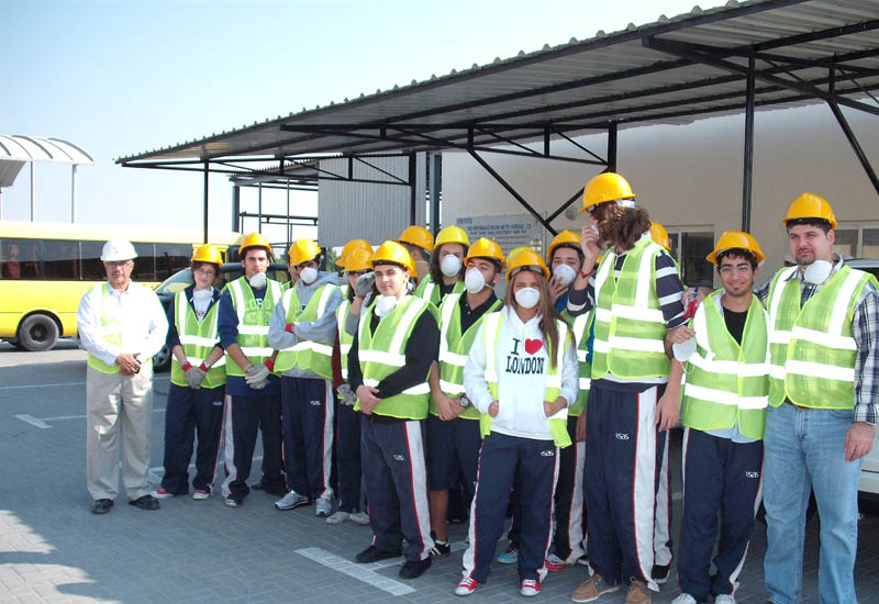 ISAS students tour Metito's wastewater treatment plant. ISAS students tour Metito's wastewater treatment plant.