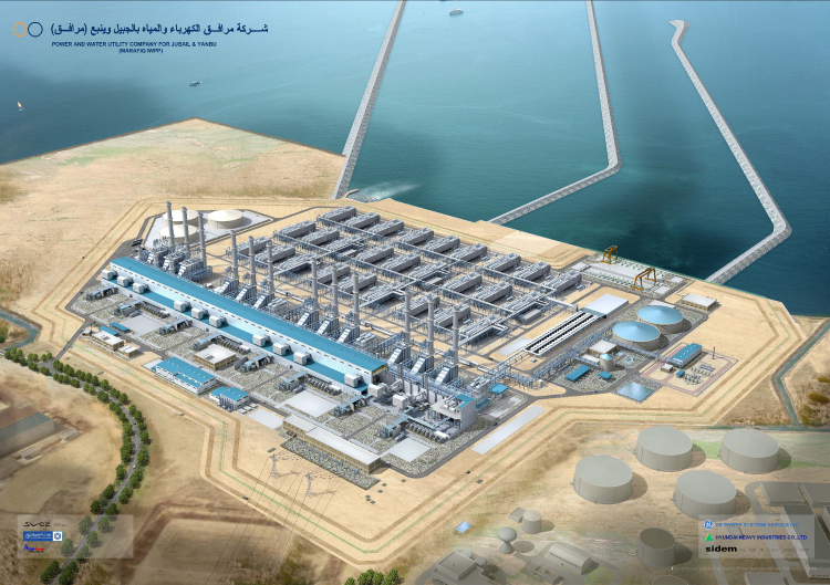 The Jubail site has a desal water capacity of 800,000 cubic metres per day, when fully operational. The Jubail site has a desal water capacity of 800,000 cubic metres per day, when fully operational.