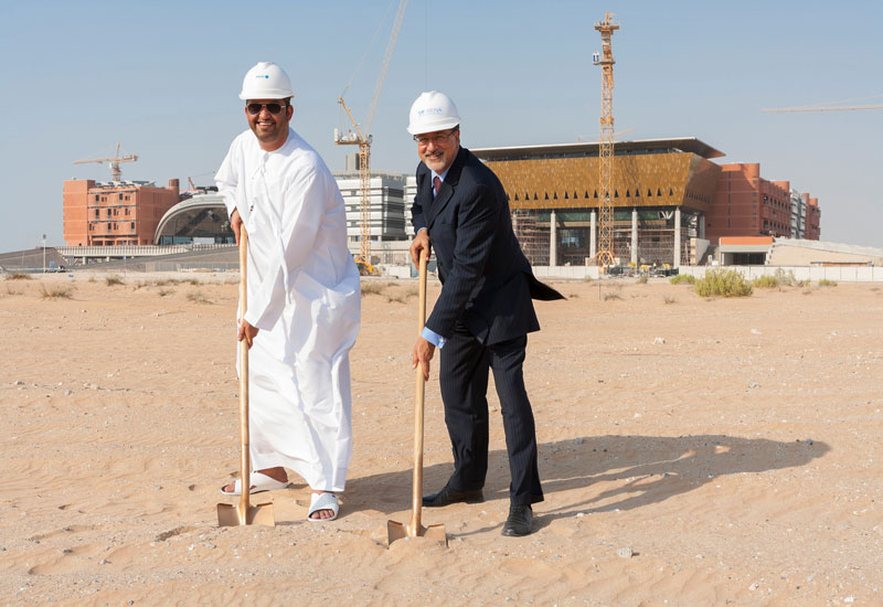 Dr Sultan Ahmed Al Jaber of Masdar and Adnan Amin, IRENA, break ground on the new site. Dr Sultan Ahmed Al Jaber of Masdar and Adnan Amin, IRENA, break ground on the new site.