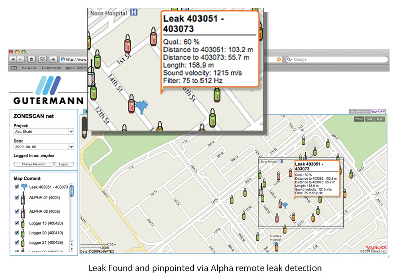 A screengrab from Gutermann's Zonescan 800 ALPHA, showing work in Abu Dhabi. A screengrab from Gutermann's Zonescan 800 ALPHA, showing work in Abu Dhabi.