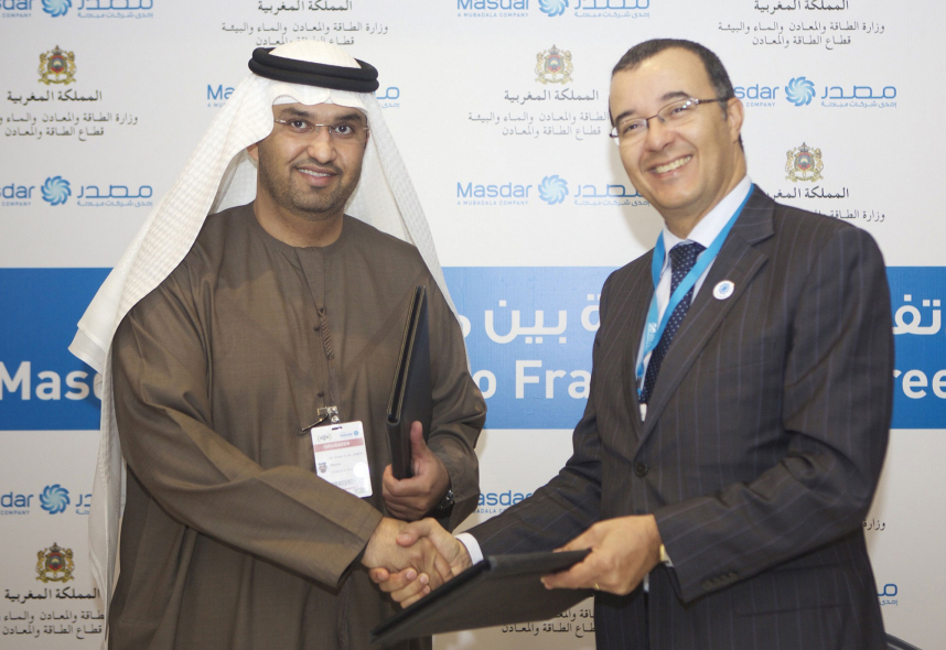 Masdar and Morocco will now work closely on renewable energy development. Masdar and Morocco will now work closely on renewable energy development.
