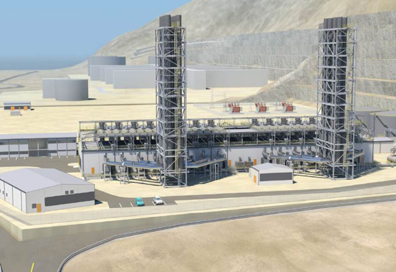 The Wartsila plant at Musandam The Wartsila plant at Musandam