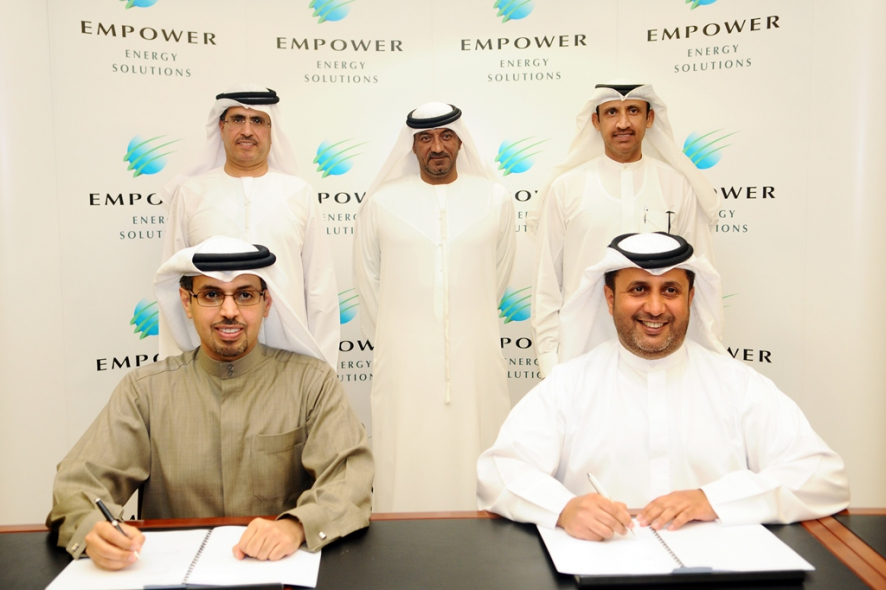Ahmad Bin Shafar, CEO, Empower (R) and Hamad Buamim, board member of Dubai World Ahmad Bin Shafar, CEO, Empower (R) and Hamad Buamim, board member of Dubai World
