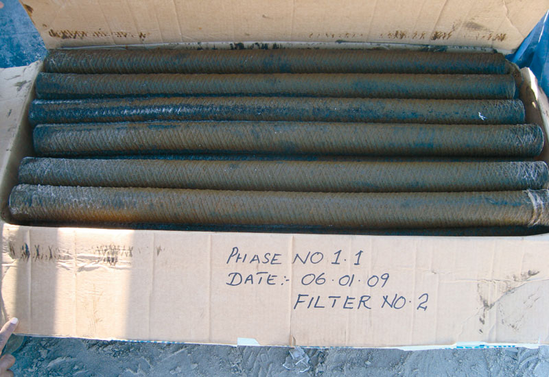 Used filters demonstrate the effectiveness of the cleaning process. Used filters demonstrate the effectiveness of the cleaning process.