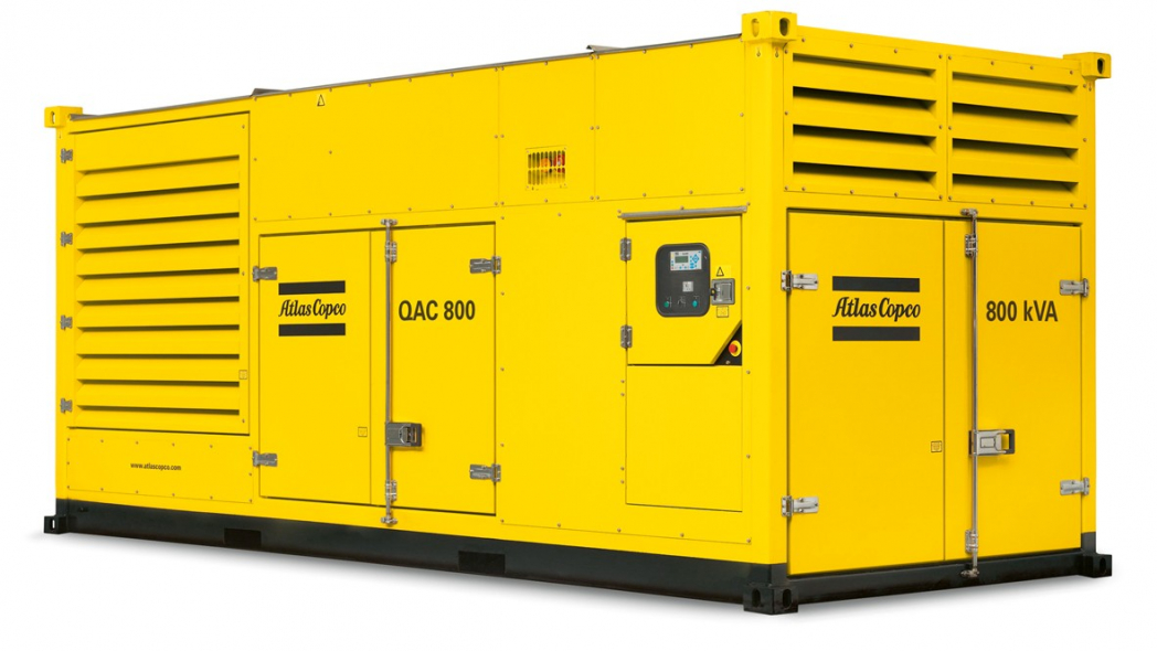 The new Atlas Copco QAC 800 generator. The new Atlas Copco QAC 800 generator.