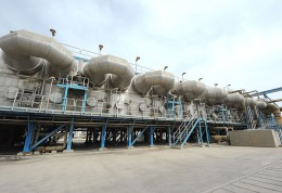 The 164,000-cubic-meter-per-day facility will produce 10 per cent of Qatar's water. The 164,000-cubic-meter-per-day facility will produce 10 per cent of Qatar's water.