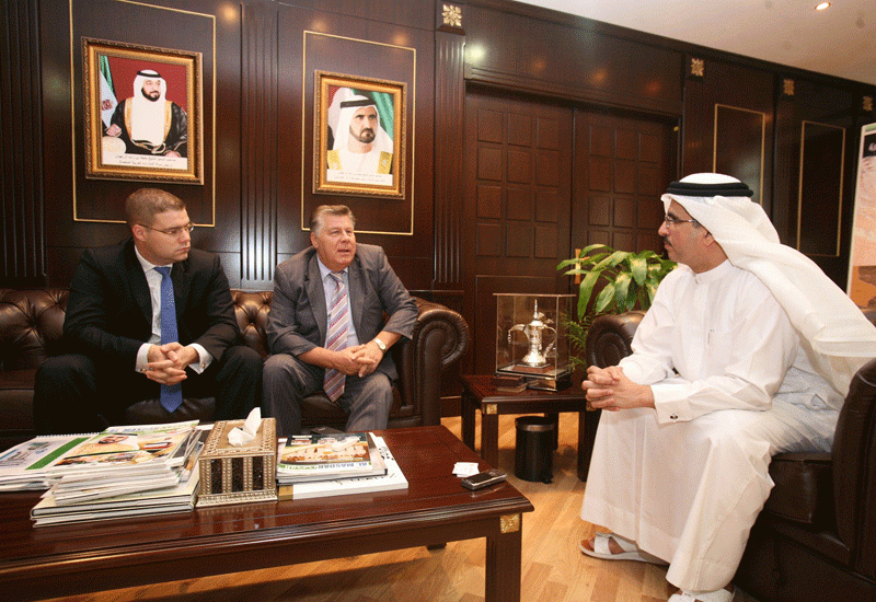 The Consul General of Russia in Dubai, Sergey Krasnogor, expressed a desire to get more Russian companies working with DEWA. The Consul General of Russia in Dubai, Sergey Krasnogor, expressed a desire to get more Russian companies working with DEWA.