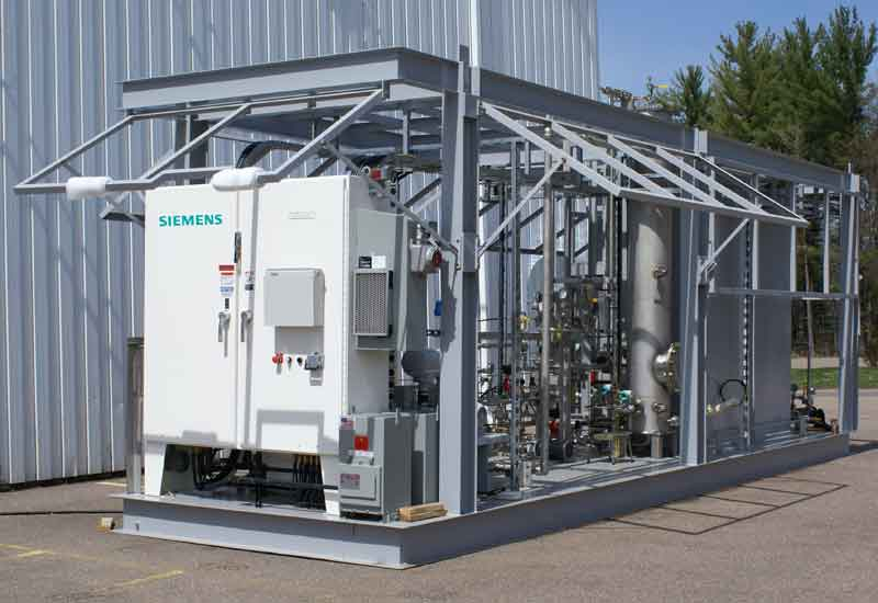 The Siemens EcoRight MBR pilot unit that was shipped to and is currently in operation in Saudi Arabia. The Siemens EcoRight MBR pilot unit that was shipped to and is currently in operation in Saudi Arabia.