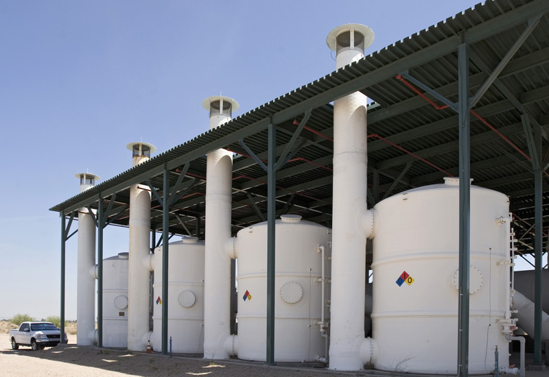 Siemens' carbon adsorbers in Saudi Arabia. Siemens' carbon adsorbers in Saudi Arabia.