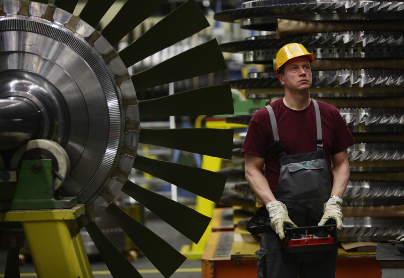 World's largest gas turbine engines for Turkey power plant. (Getty Images) World's largest gas turbine engines for Turkey power plant. (Getty Images)