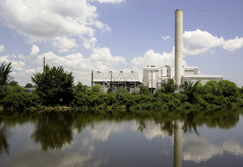 A waste-to-energy plant A waste-to-energy plant