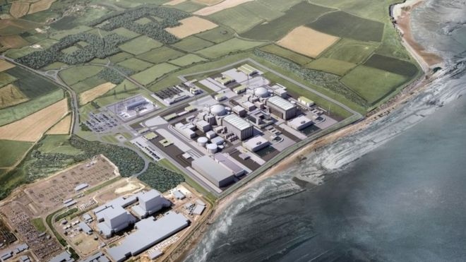Artist's impression of Hinkley Point C building proposals Artist's impression of Hinkley Point C building proposals
