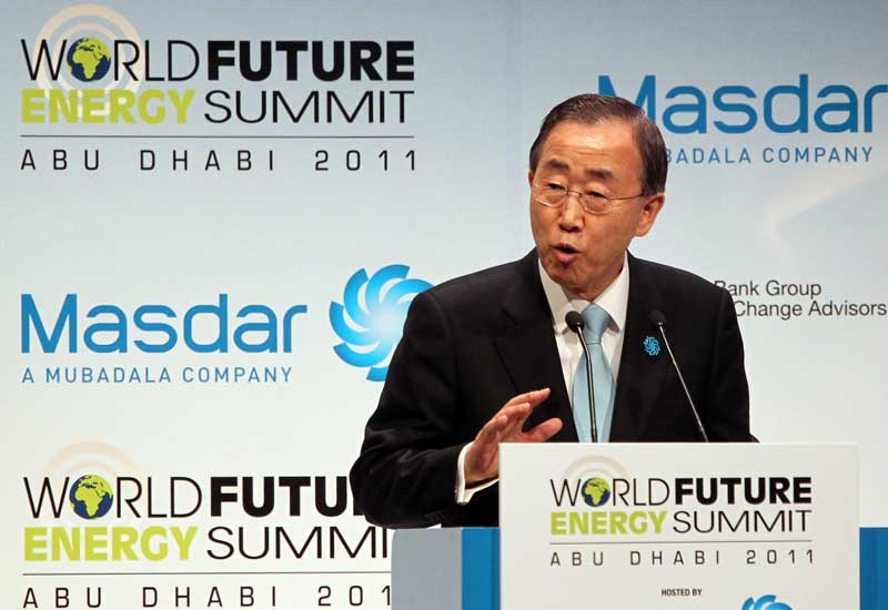 Ban Ki-Moon, Secretary General, United Nations gave a keynote address at WFES. Ban Ki-Moon, Secretary General, United Nations gave a keynote address at WFES.