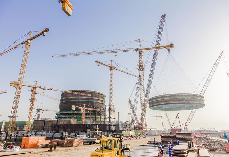 The Barakah 1 nuclear plant construction site The Barakah 1 nuclear plant construction site
