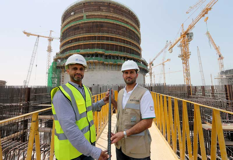 A view of Barakah under construction. A view of Barakah under construction.