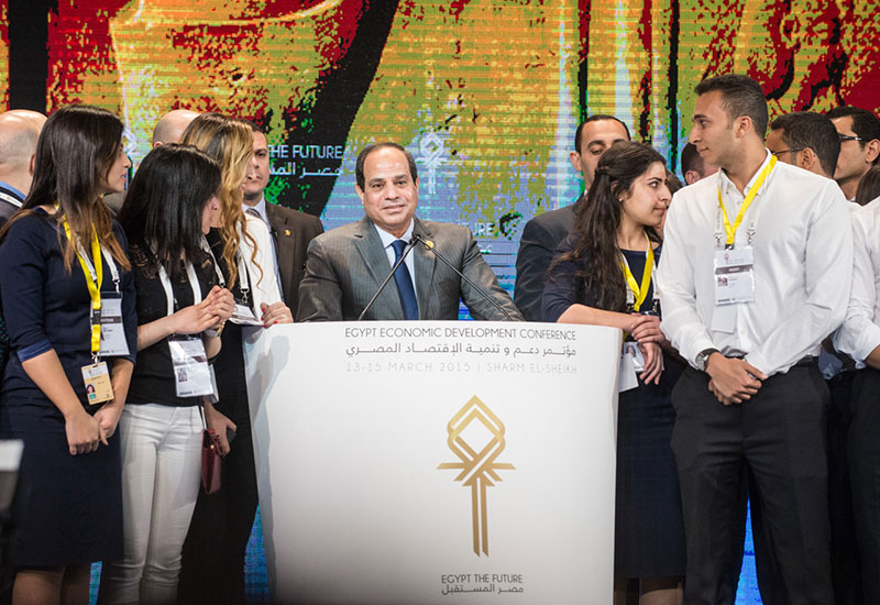 The event was a huge success for Egyptian president Abdel Fattah al-Sisi The event was a huge success for Egyptian president Abdel Fattah al-Sisi