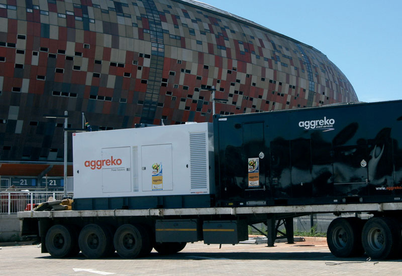 Aggreko supplied the Fifa World Cup with temporary power this spring. Aggreko supplied the Fifa World Cup with temporary power this spring.