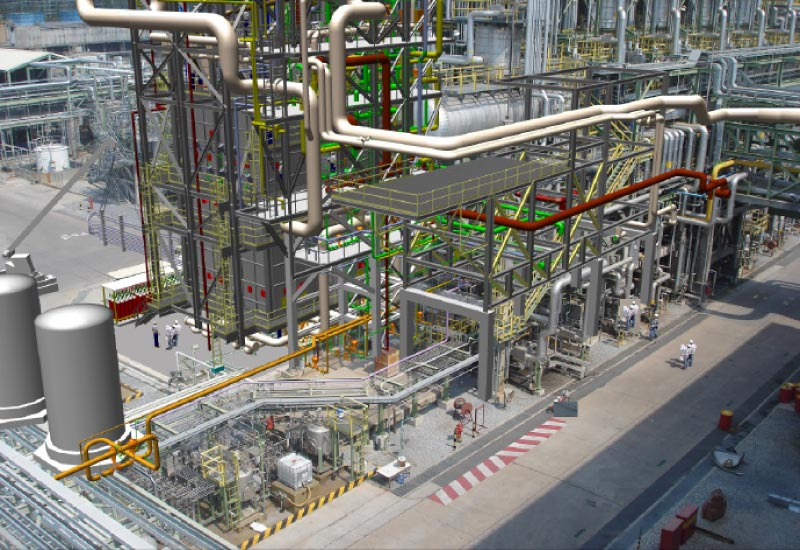 Integrated 3D modelling presents plant designers with a simple user environment with state-of-the-art graphics. Integrated 3D modelling presents plant designers with a simple user environment with state-of-the-art graphics.