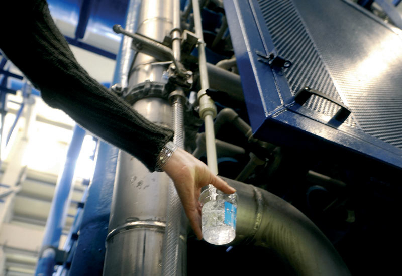 Once completed in the middle of 2012, the plant is expected to supply potable water to 150,000 to 200,000 people. Once completed in the middle of 2012, the plant is expected to supply potable water to 150,000 to 200,000 people.