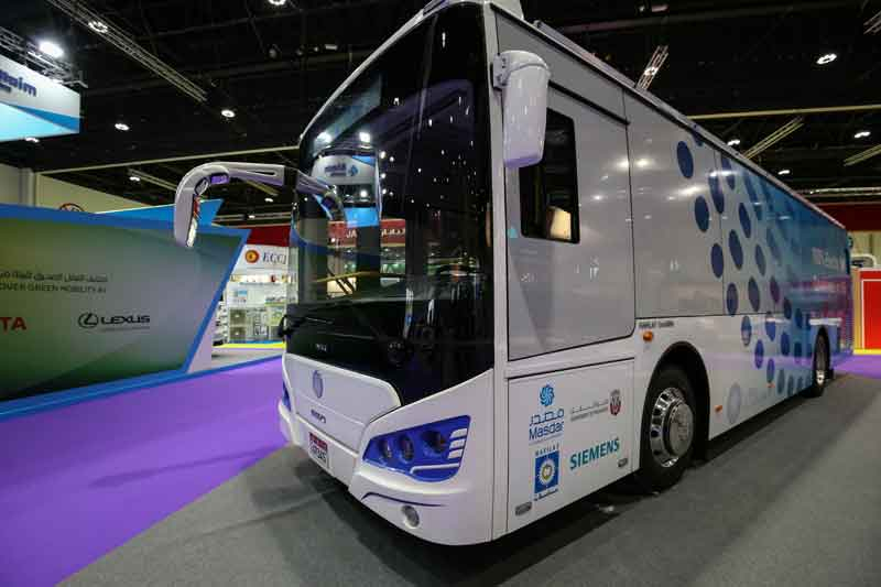The Eco-Bus has a lightweight aluminium body and uses more temperature-resistant, water-cool batteries located at its rear to enhance space efficiency The Eco-Bus has a lightweight aluminium body and uses more temperature-resistant, water-cool batteries located at its rear to enhance space efficiency