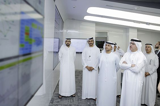 Saeed Mohammed Al Tayer opening the new DEWA digital command center Saeed Mohammed Al Tayer opening the new DEWA digital command center