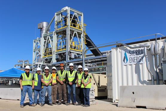 Sierra Energy, Trash, Vaporisation Sierra Energy, Trash, Vaporisation