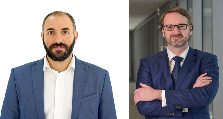 Nadim Haddad (left) and Andrew Horncastle Nadim Haddad (left) and Andrew Horncastle