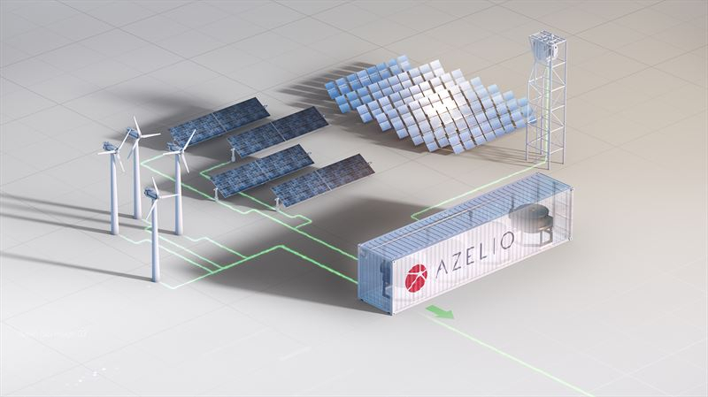 Azelio, Battery storage, Storage Azelio, Battery storage, Storage